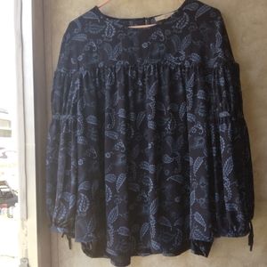 Blue long sleeve loft shirt